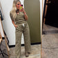 Everyday Ease Stripe Set (Olive)