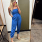 Capri Balloon Jumpsuit (Blue)
