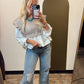 Magnolia Combo Sweater (Taupe)
