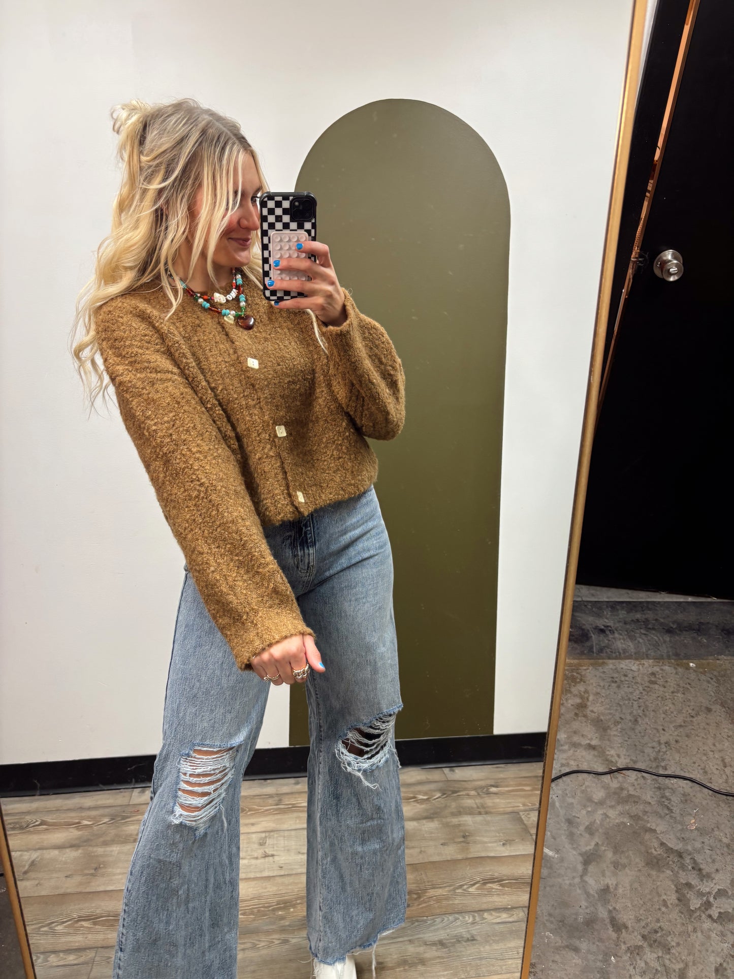 Clara Plush Cardigan