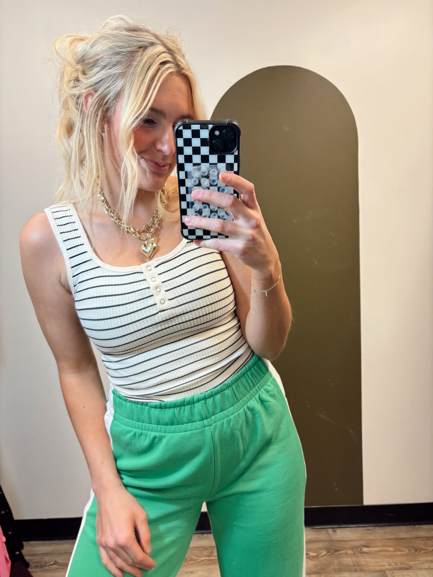 Anchor Up Tank (Cream)