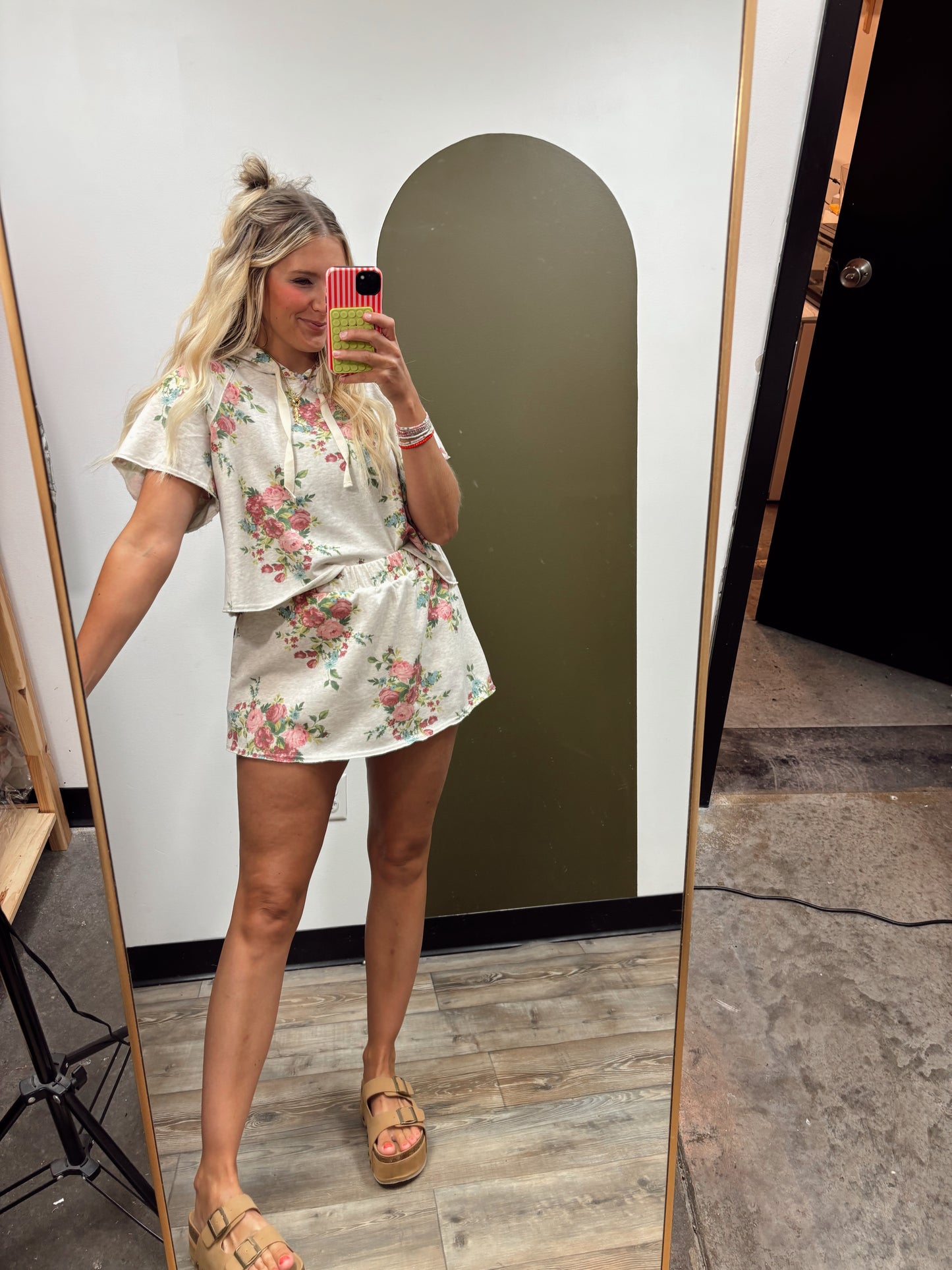 Margot Floral Skort Set