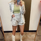 Deanne Plaid Short
