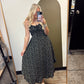 Jess Floral Maxi Dress (Black)