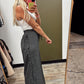 Breezy Stripe Wide Leg Pant