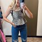 Night Out Leopard Babydoll Top