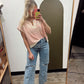 Annie Stripe Top (Pink)