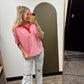 Reena Stripe Collar Top