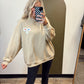 Graphic Be Love Pullover (Taupe)