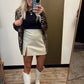 Vera Vegan Skirt (Bone)