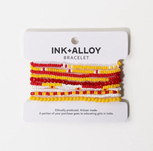 Game Day Beaded Bracelet Set