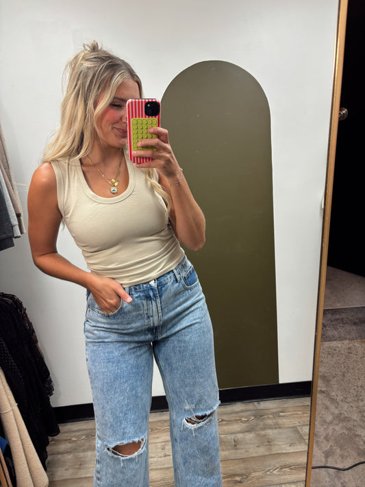 Kelsey Tank (Beige)