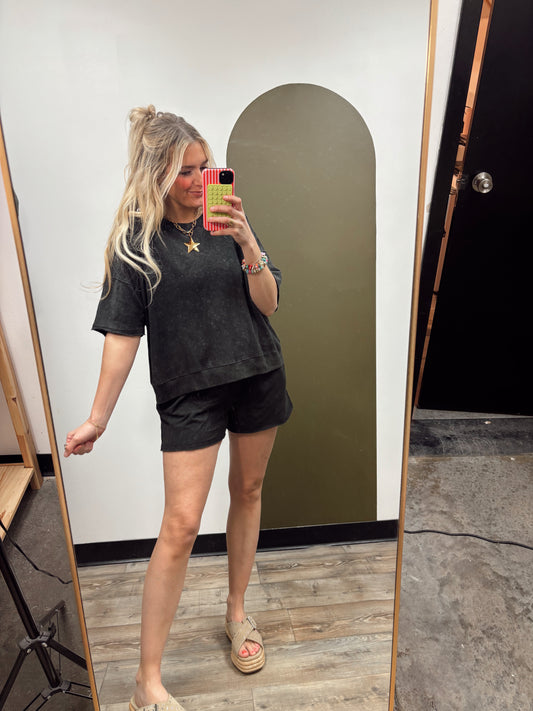 Steffie Short Set (Black)