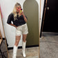 Satin Lace Short (Champagne)
