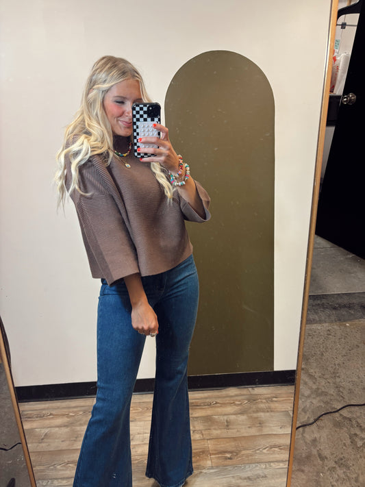 Not So Casual Top (Chocolate)