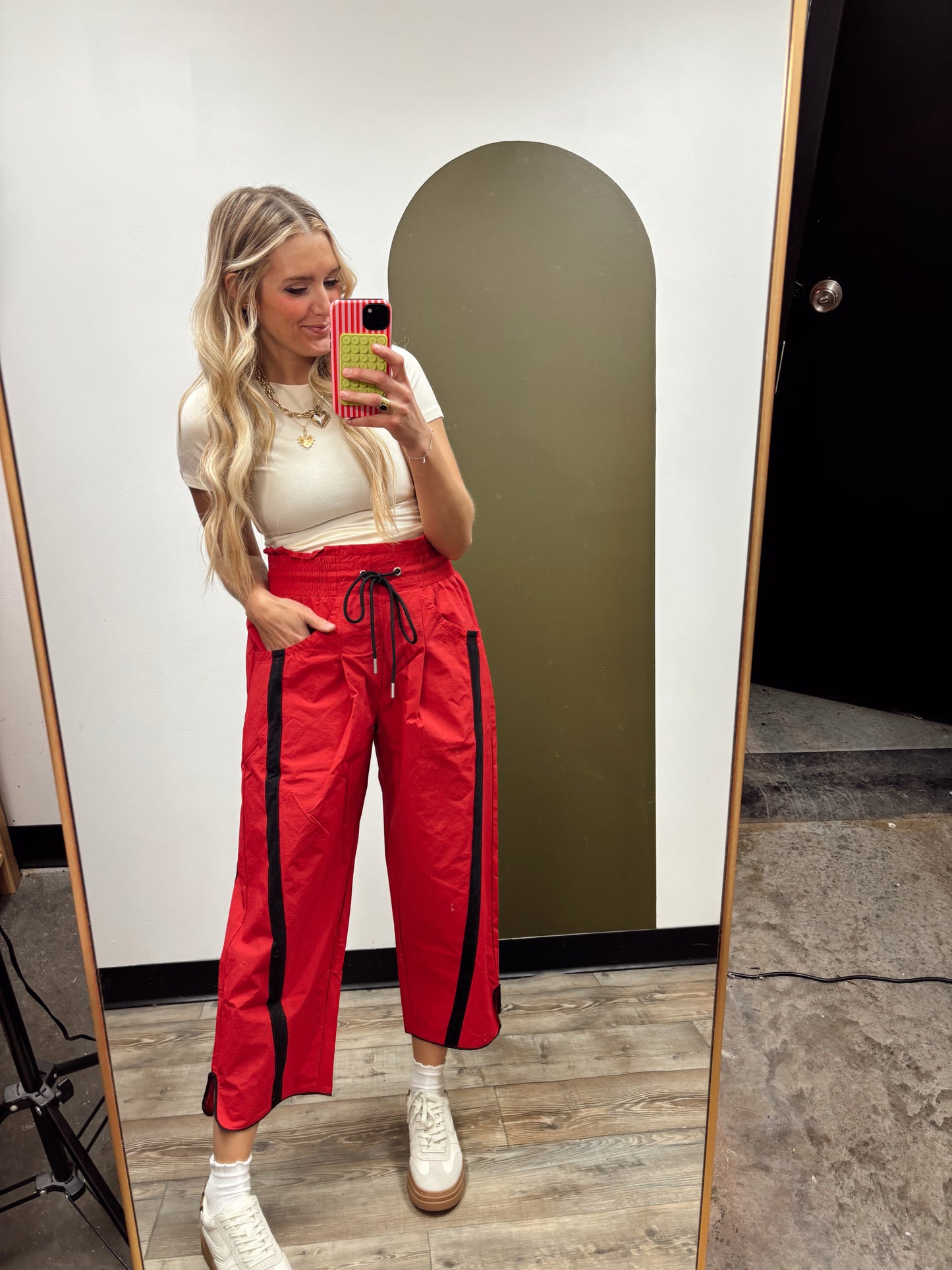 Windbreaker Game Day Pant (Red)