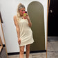 Summer Sun Stripe Dress (Taupe)