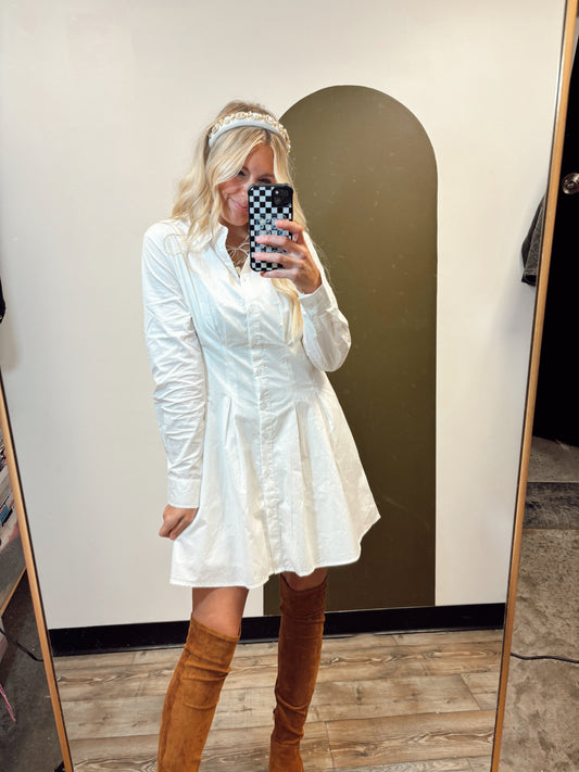 Come With Me Shirt Dress
