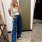 Navy Stripe Pant