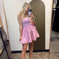 Dede Strapless Dress (Pink)