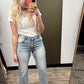 Studded Waist Denim