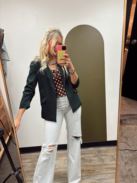 Boardroom To Bar Blazer (Forest)