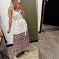 Swept Away Border Print Maxi Dress