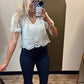 Cali Crochet Top (White)