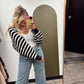 Coastal Cutie Shrug (Black/White)