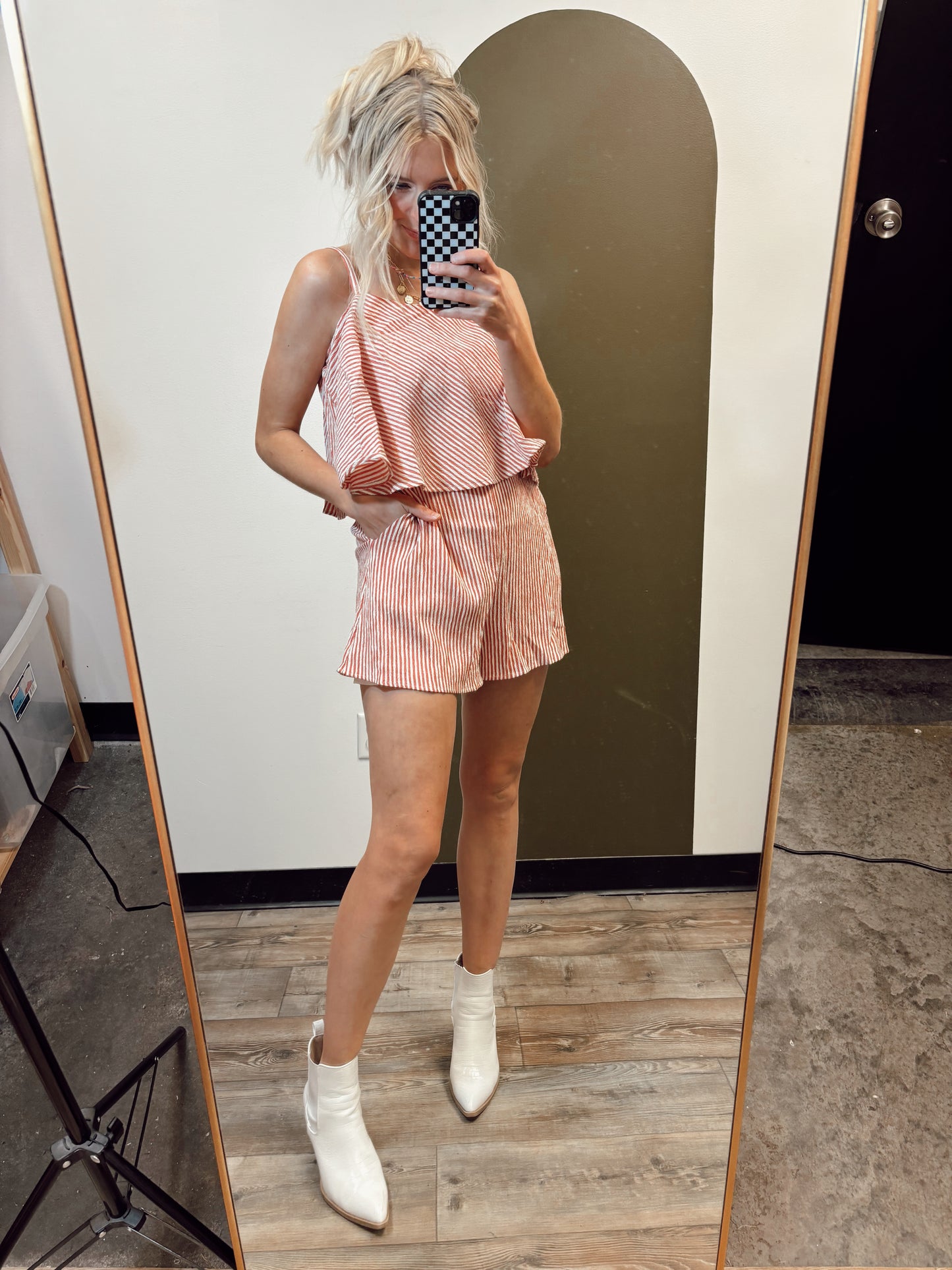 Seersucker And The City Romper