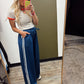 Navy Stripe Pant