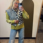 Arya Checkered Vest (B&W)