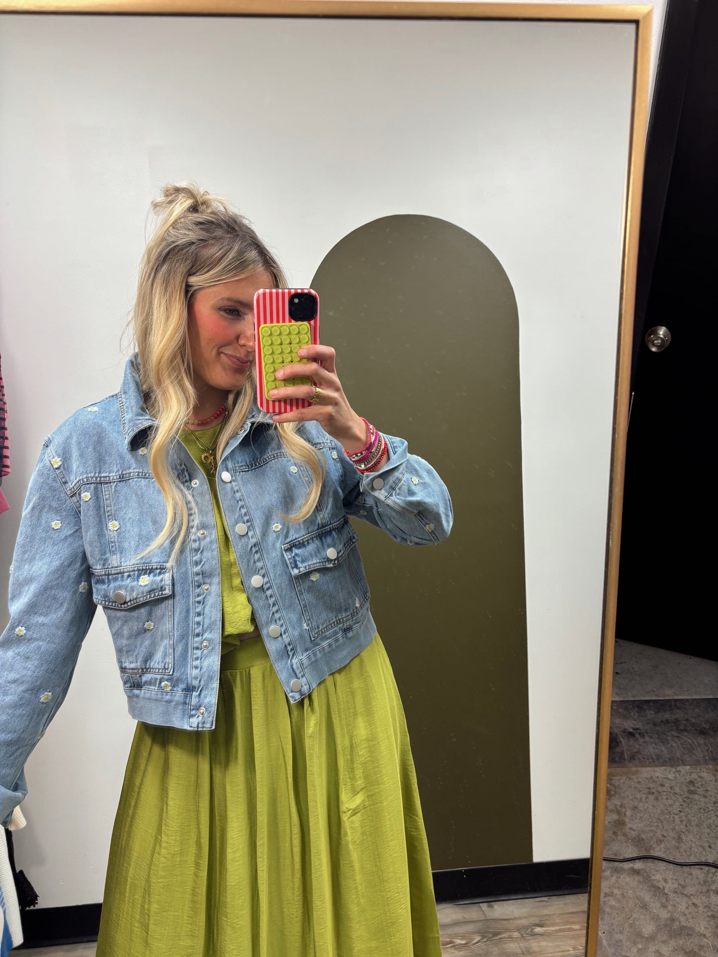 Denim Daisy Jacket