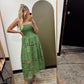 Vineyard Eyelet Dress (Green)