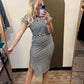 Marisa Stripe Midi Dress