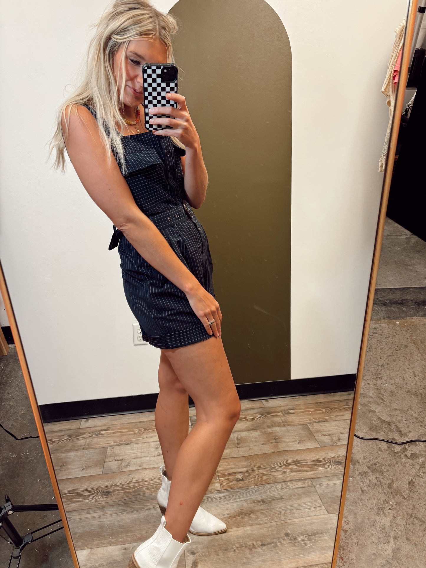Pinstripe Romper