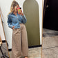 Siya Pinstripe Pant (Mocha)