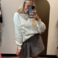 Janis Pullover Sweater (Ivory)