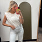 Eyelet Muscle Tee