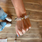 Clearly Understated Beaded Bracelet