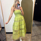 Vineyard Eyelet Lace Dress (Grass)