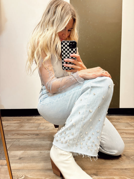 Haven Rhinestone Denim