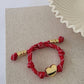 Knotty Cord Heart Bracelet