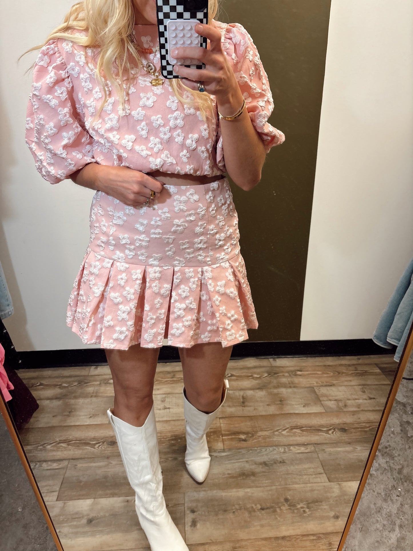 English Rose Pleat Skirt