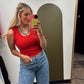 Kelsey Tank Top (Red)