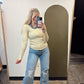 Eliza Button Top (Butter)