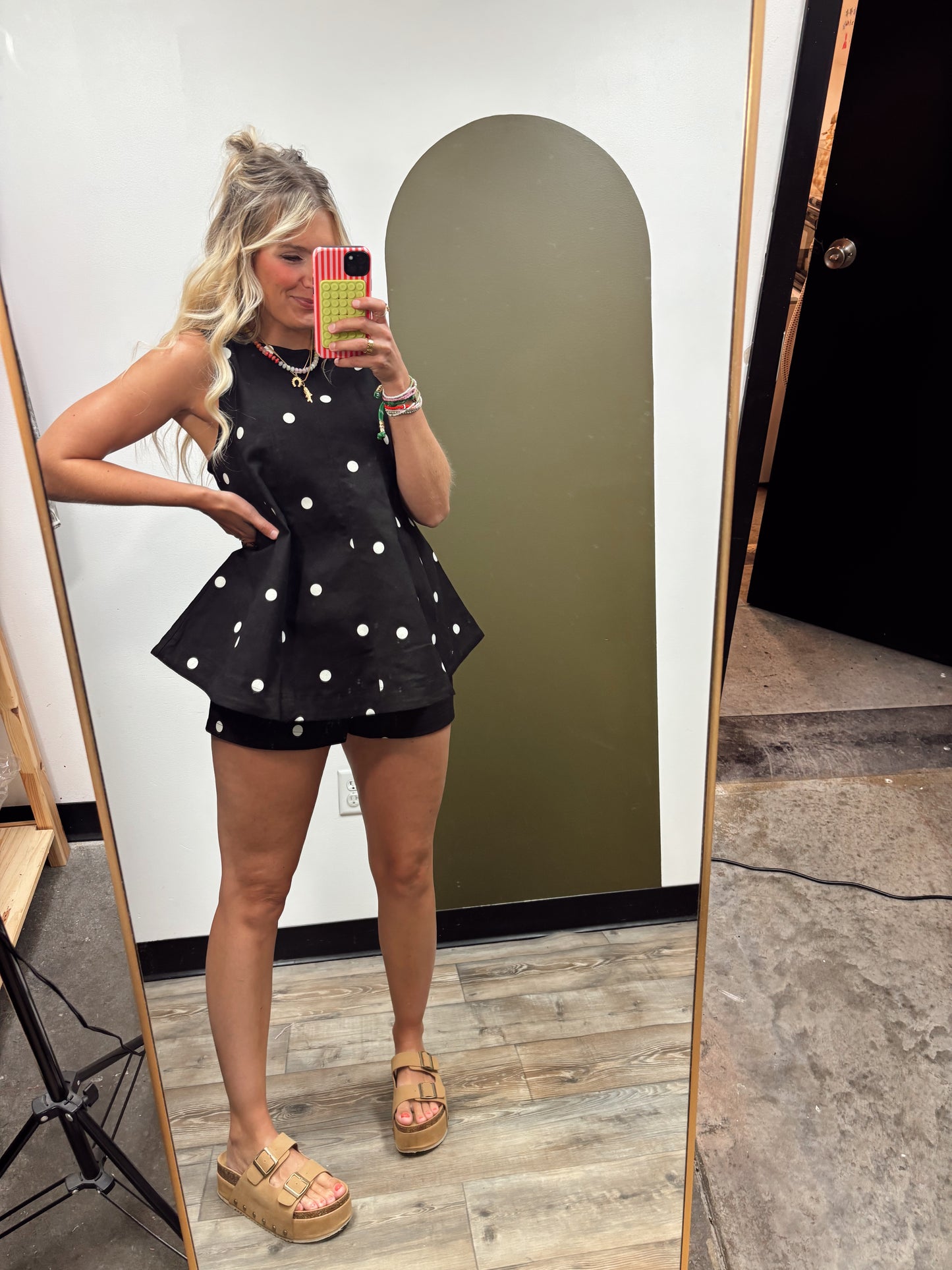 Luna Polka Dot Short Set