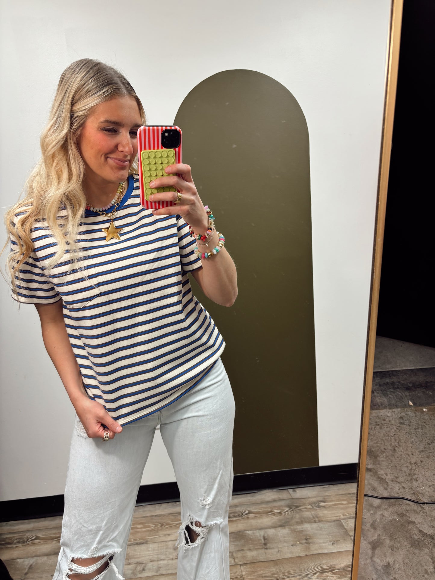 Clam Bake Stripe Top