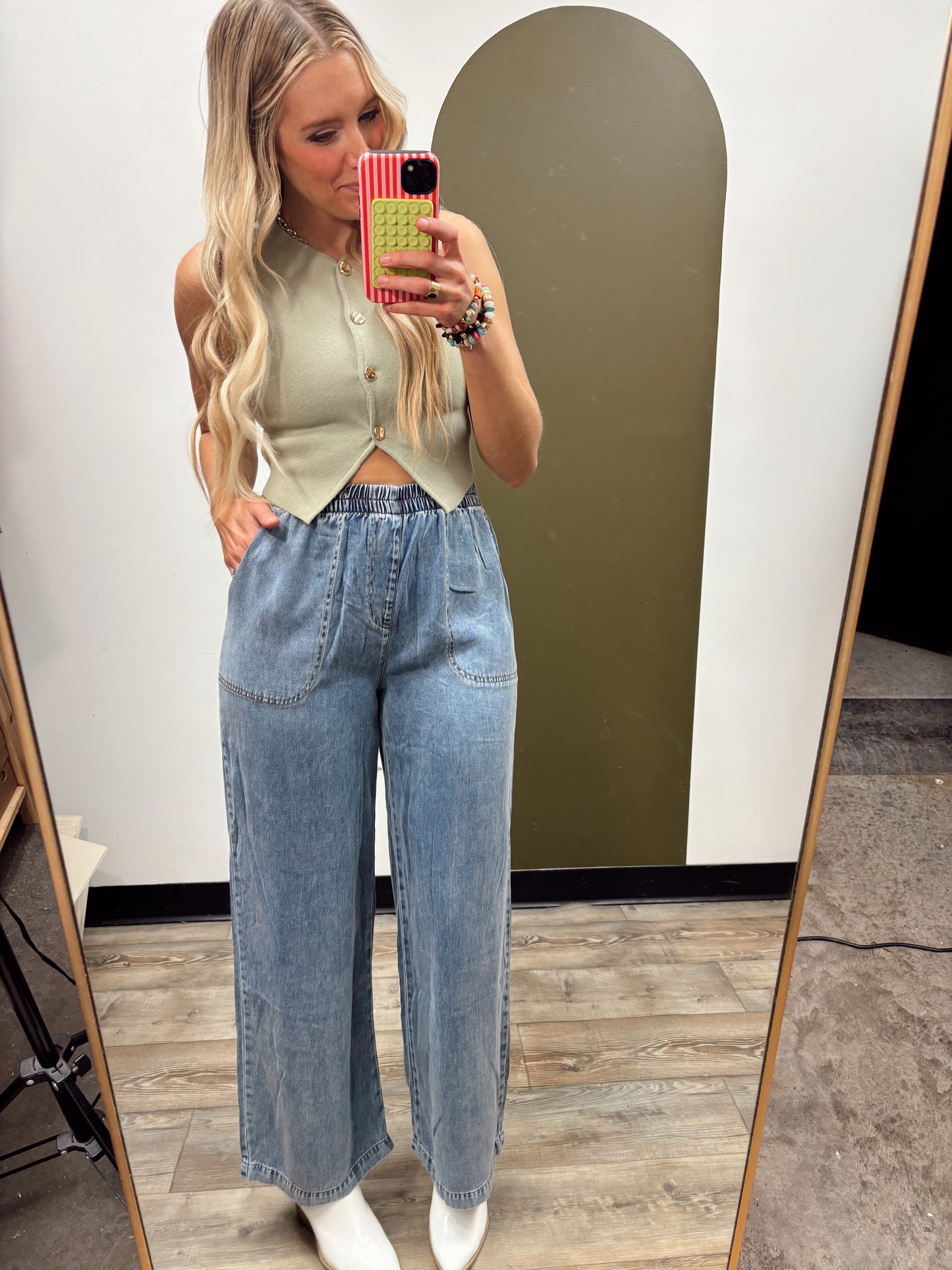 Phoebe Chambray Pant