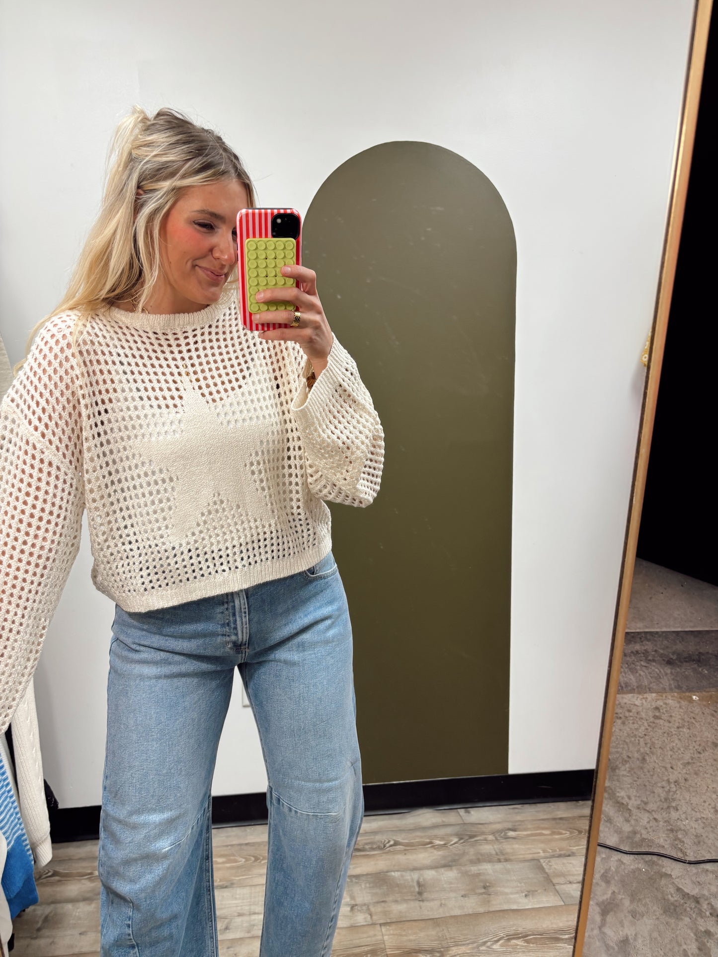 Sweet Star Sweater (Cream)